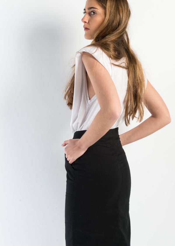 FALDA MIDI CON BOTONES - Imagen 4