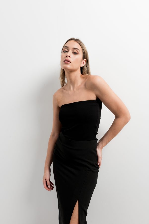 FALDA MIDI ABERTURA - Imagen 2
