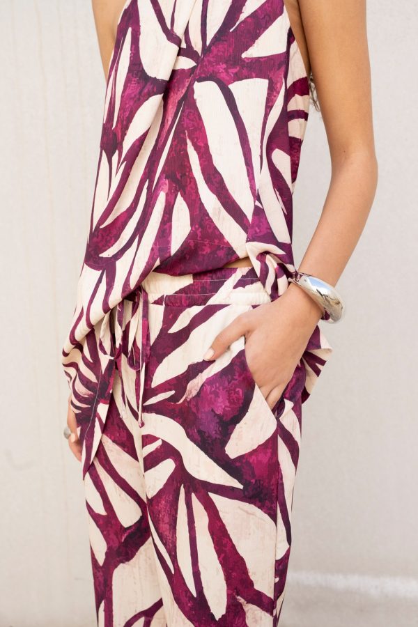 PANTALON FLUIDO ESTAMPADO - Imagen 3