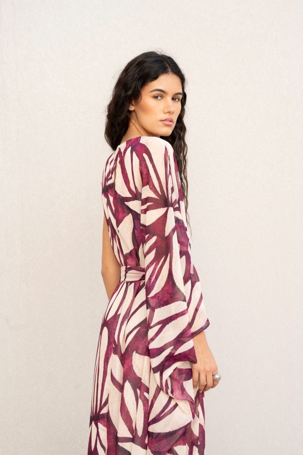 VESTIDO ASIMETRICO ESTAMPADO - Imagen 5