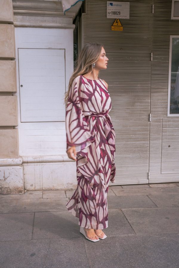 VESTIDO ASIMETRICO ESTAMPADO - Imagen 6