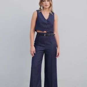 CHALECO CORTO DENIM
