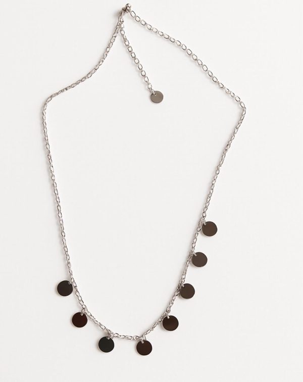 Collar de acero con dijes circulares - Imagen 2