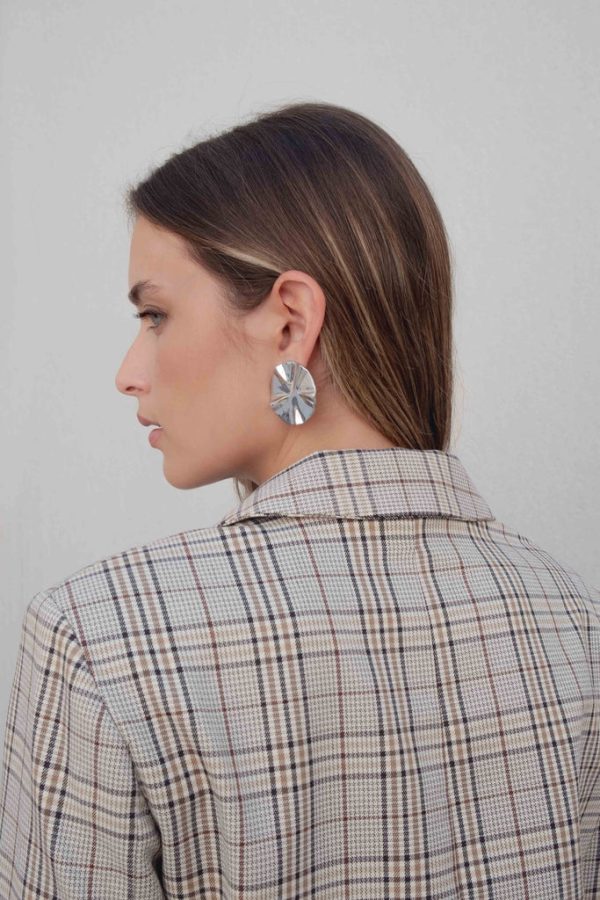 CHAQUETA CROPPED CUADROS - Imagen 3