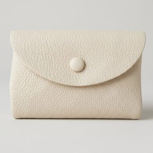 Monedero "Crema Pebble"