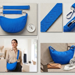 Hobo Azul Klein Crescent