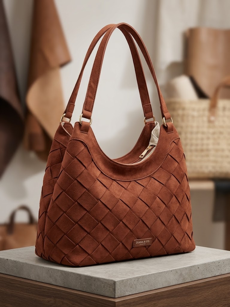 Tote Entrelazado Sombra