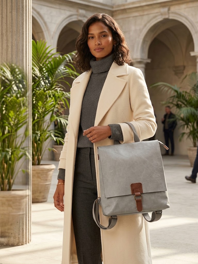 Mochila Convertible "Aura Grey" - Imagen 2