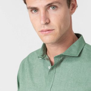 CAMISA OXFORD VERDE